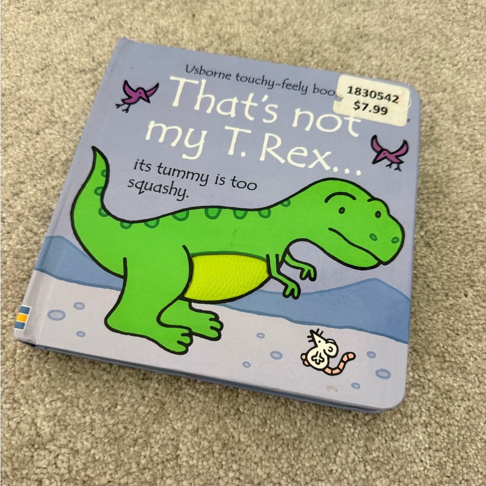 UsBorne Touchy-Feely Book - That's Not My T. Rex - Green